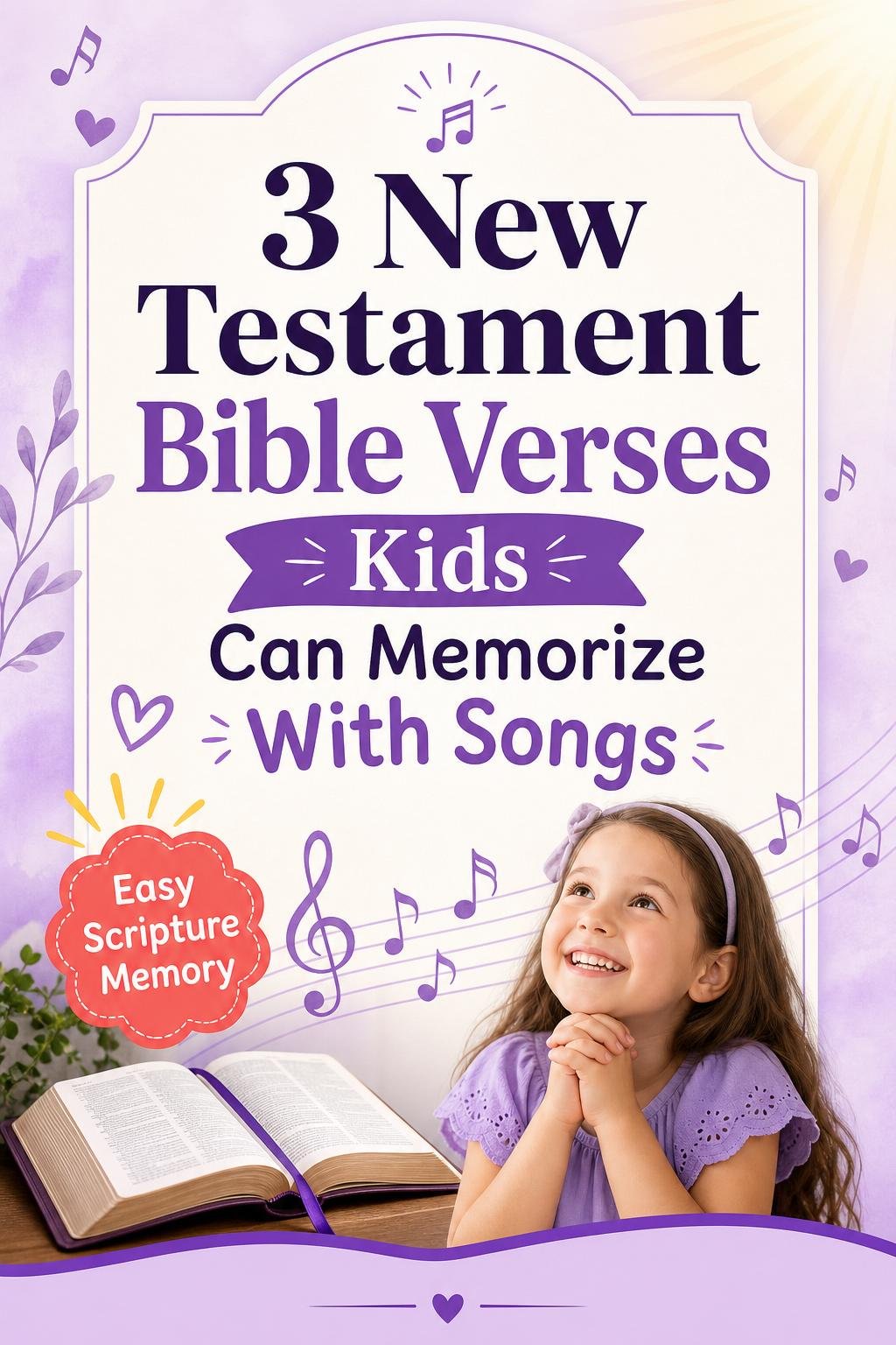 Bible Verses Kids Can Memorize With Songs