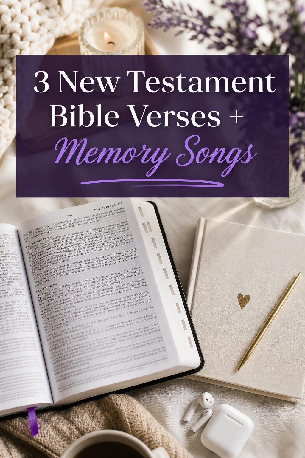 New Testament Bible Verses + Memory Songs