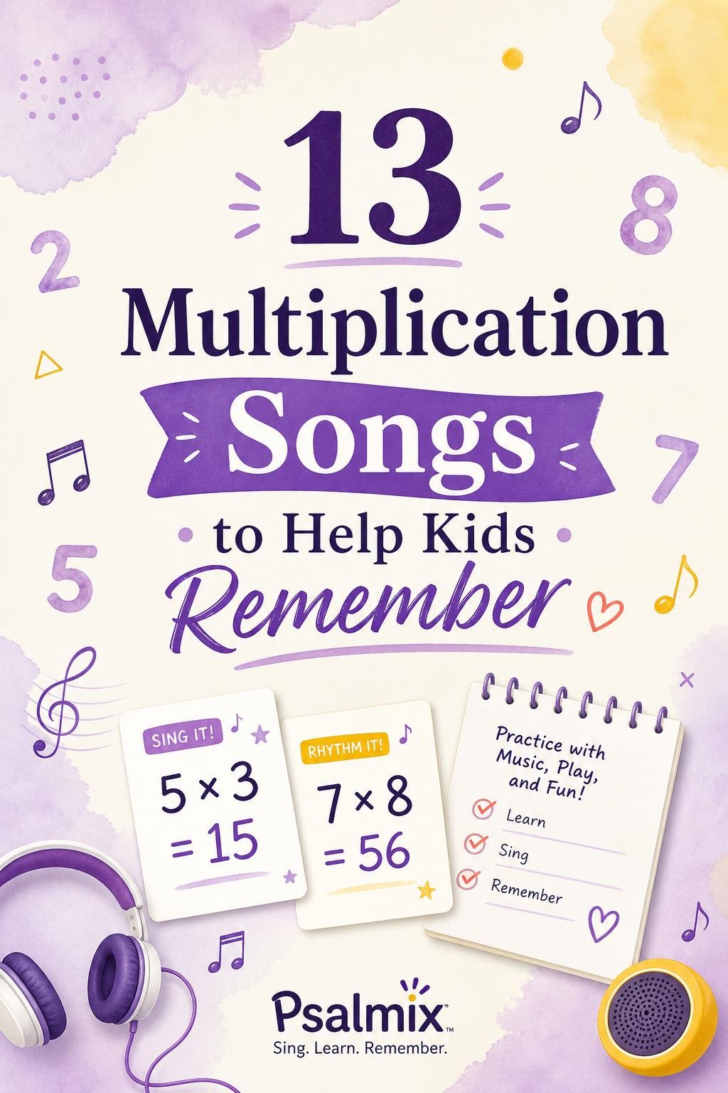 13 Multiplication Songs Kids Will Sing