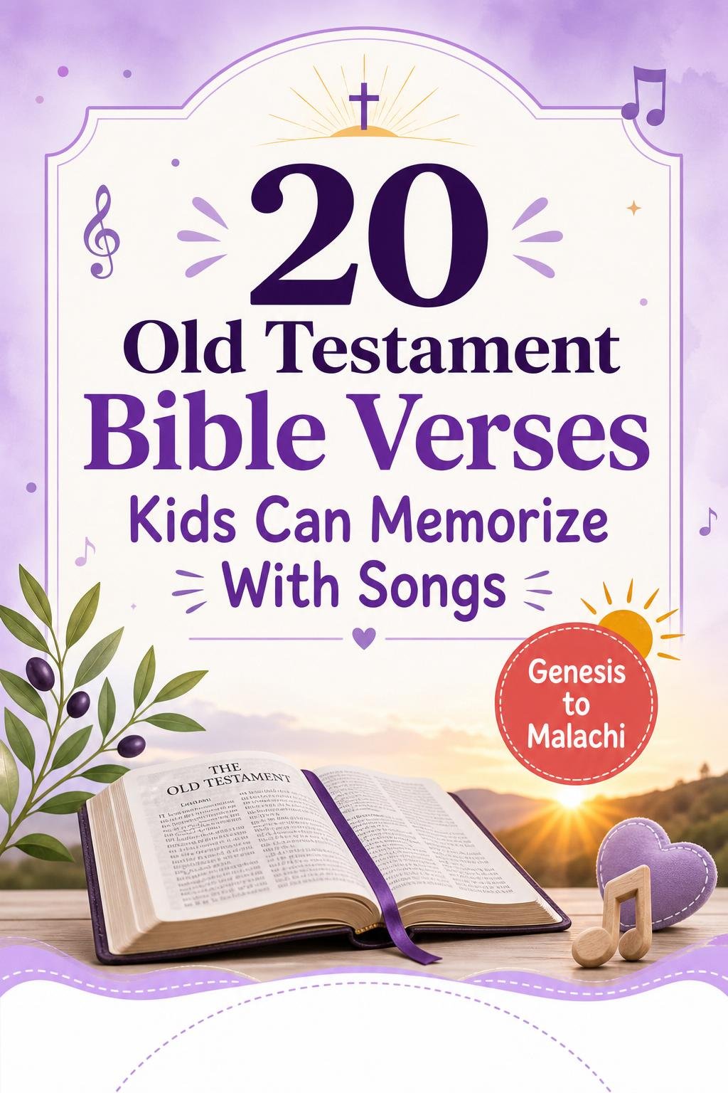 20 Old Testament Verses Kids Can Memorize